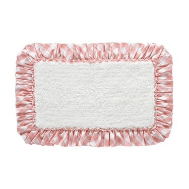 Annie Buffalo Coral Check Bathmat 20